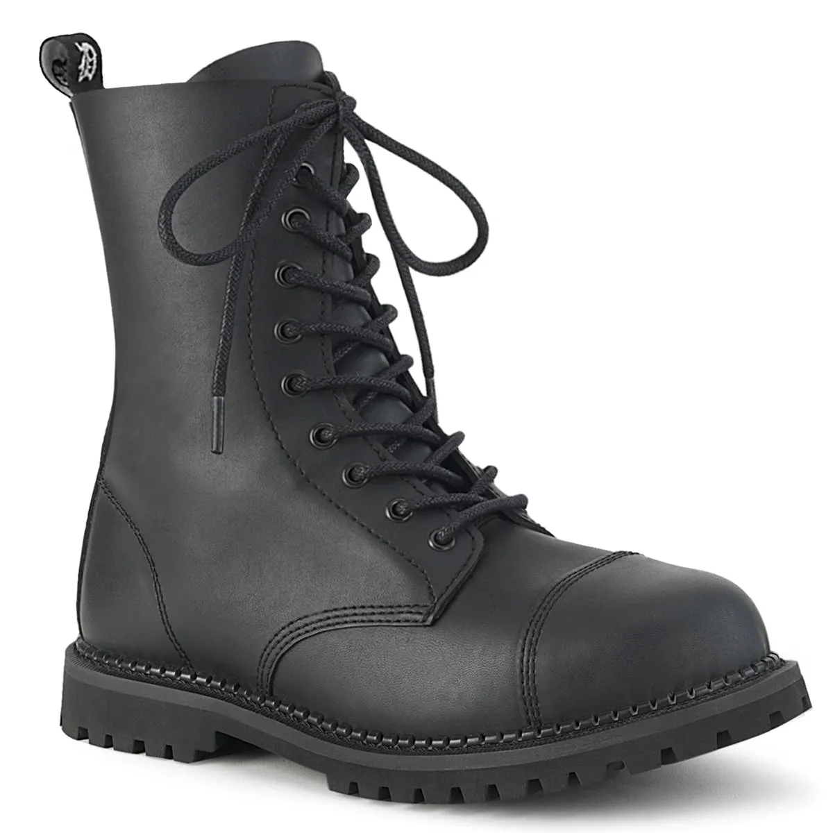 10 Eyelet RIOT-10 Black Pu