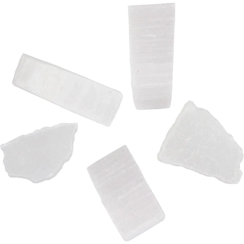 1.5" Rough Selenite - Cubes (Pack of 20)