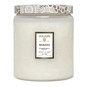 2 WICK 44 OZ LUXE JAR CANDLE MOKARA