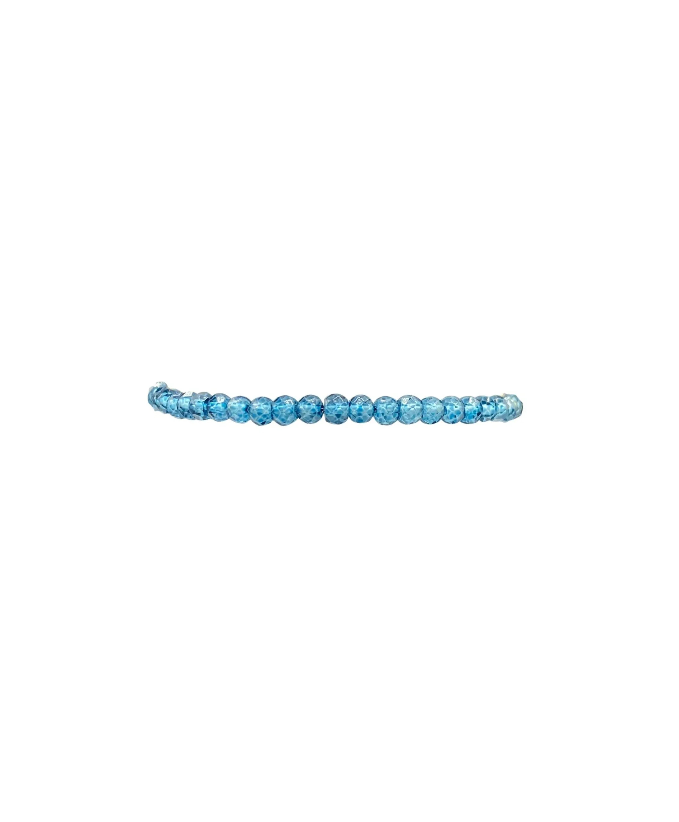 3MM Signature Bracelet with London Blue Topaz