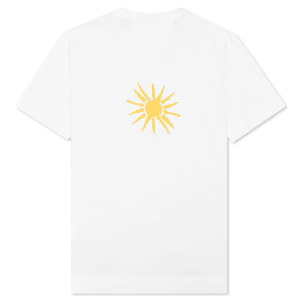 4G Sun Print Tee - White