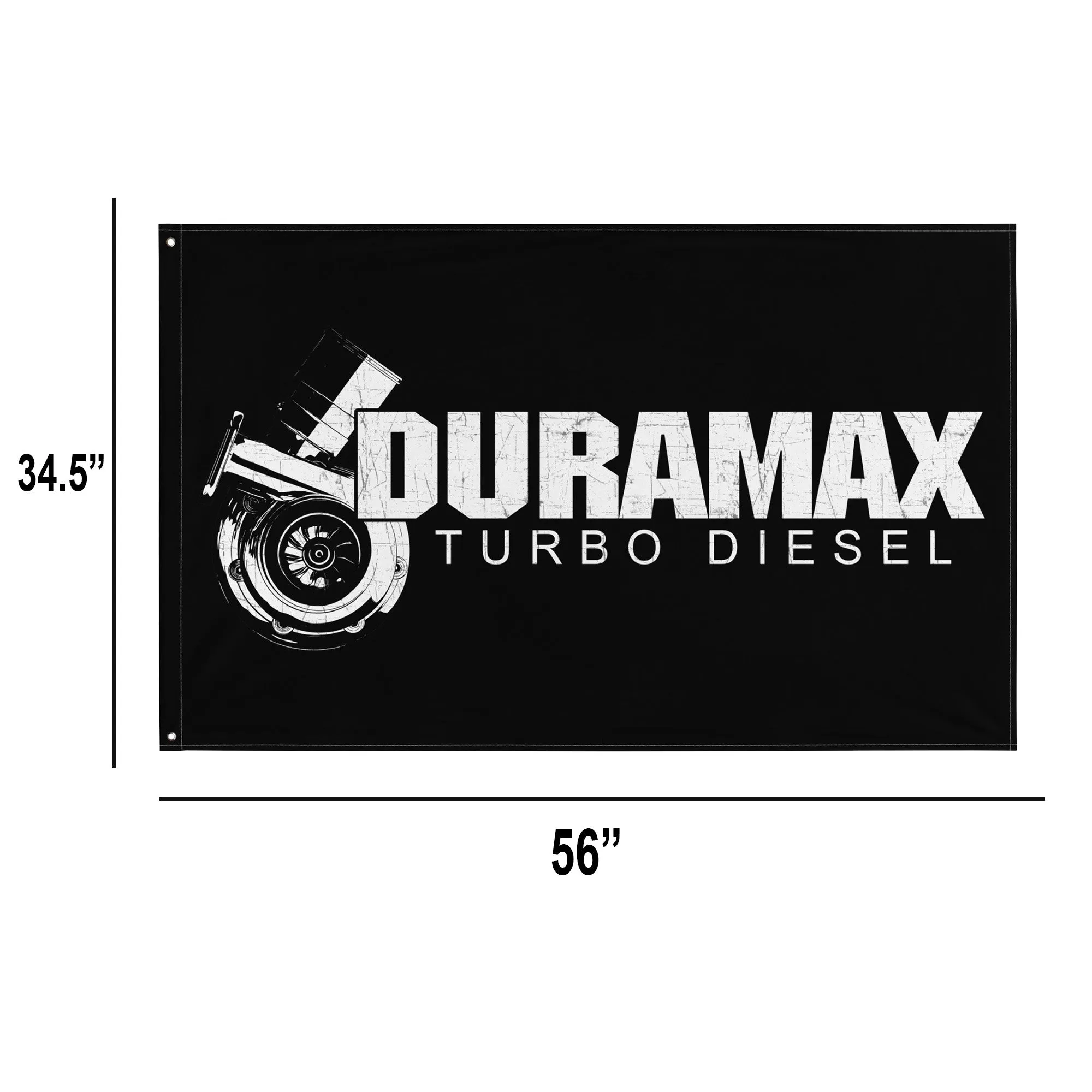 6.6 Duramax Diesel Truck Flag, Garage Decor, Dorm Poster, Man Cave Decoration