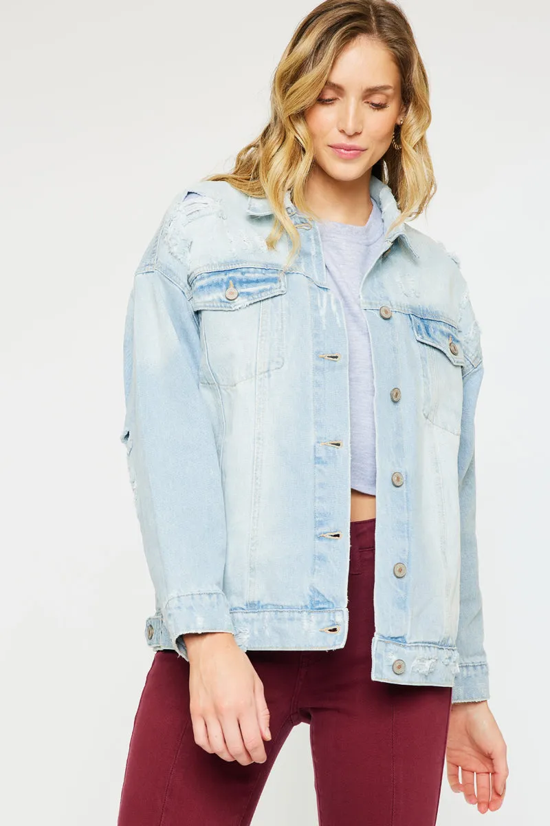 Aaliyah Oversized Denim Jacket