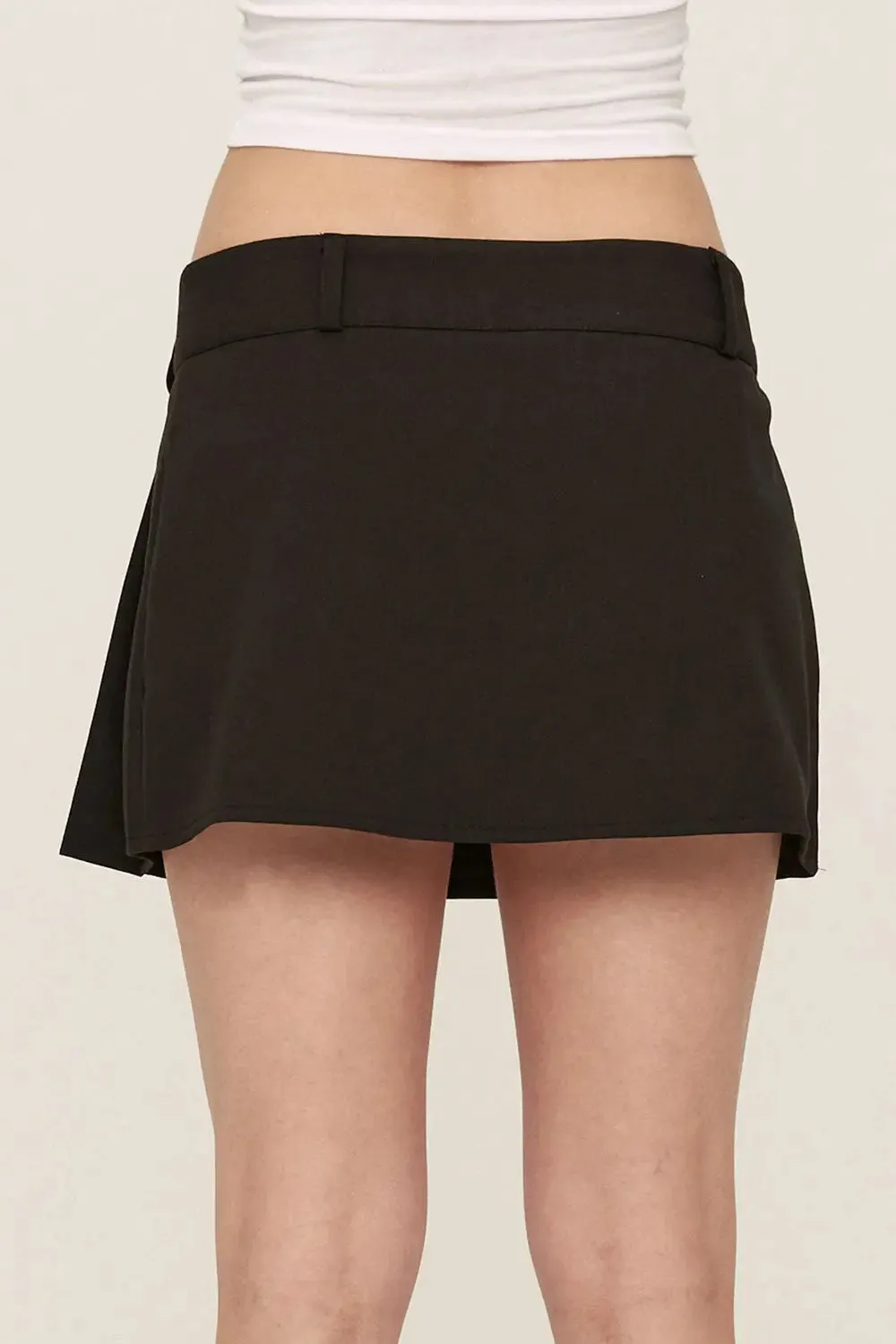 Adair Lowrise Pleat Skirt