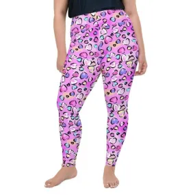 Artsy Heart Plus Size Leggings