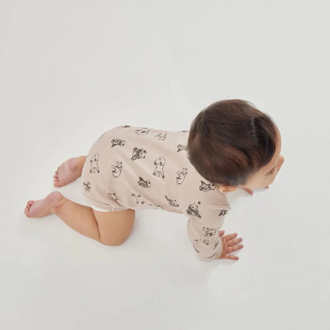 Aster and Oak Bodysuit Long Sleeve - Bear