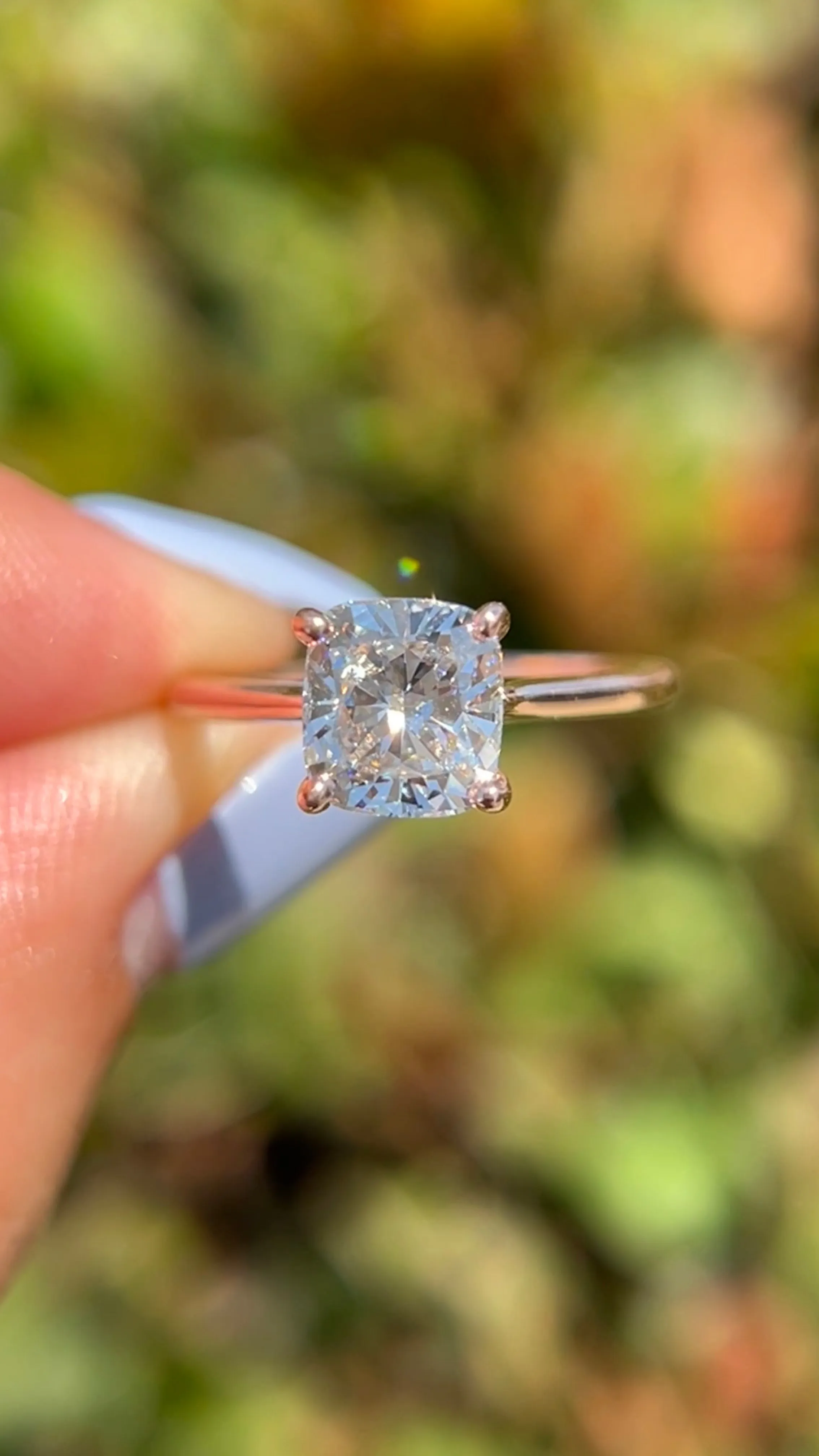 Ava 2.01ct F-VS1 Cushion Lab Diamond