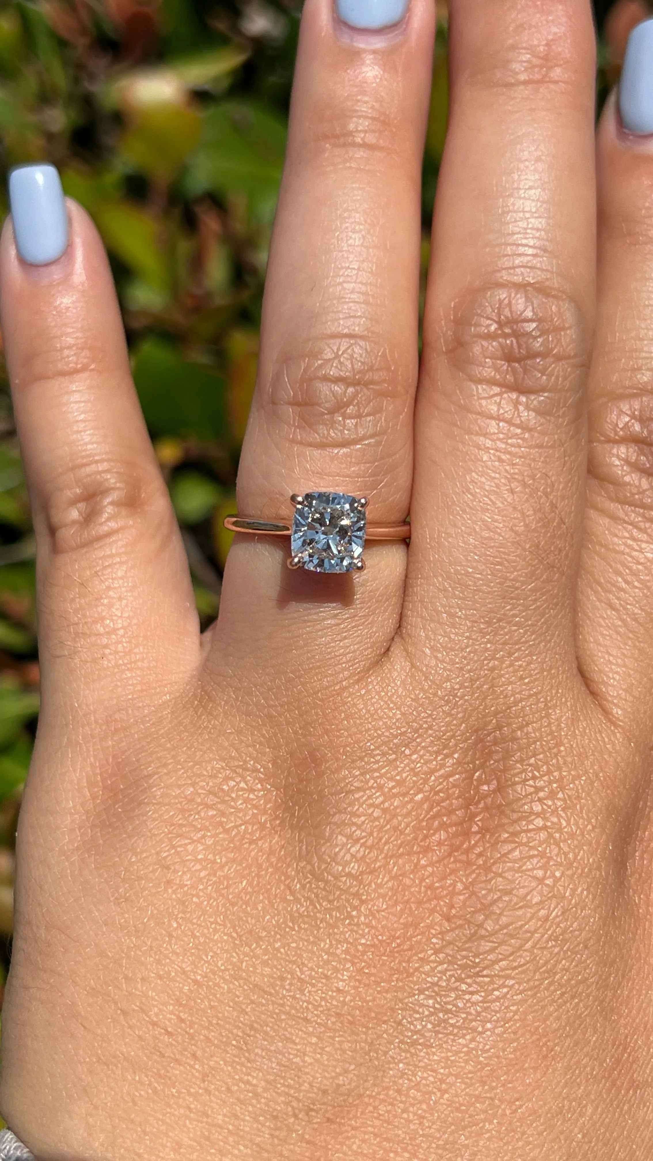 Ava 2.01ct F-VS1 Cushion Lab Diamond