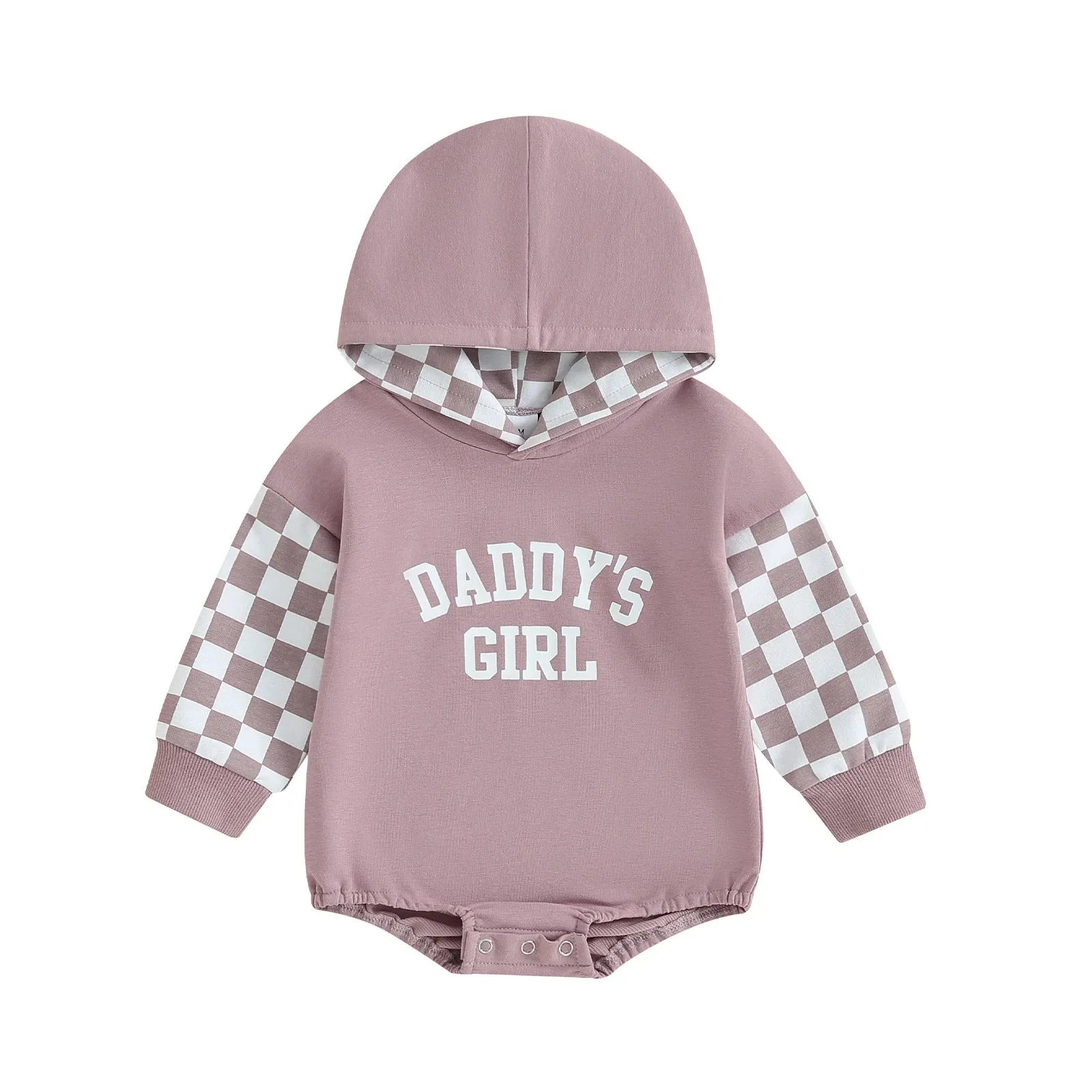 Baby Girls Letters Checked Rompers Wholesale 231130319