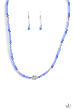 Beaming Bling Blue Necklace - Paparazzi Accessories