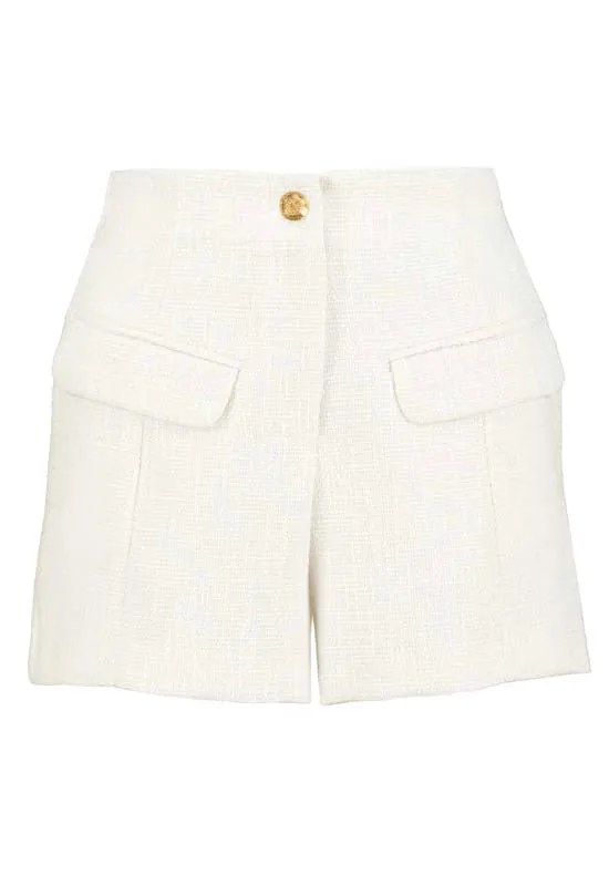 Bishop & Young - Parker Tweed Short Blanc