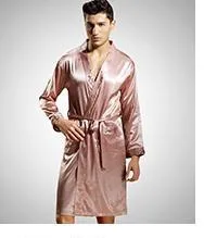 Brand Couple Pajamas Men Women Sexy Satin Silk Pajama