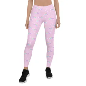 Bubblegum Bunny Shooting Stars Leggings