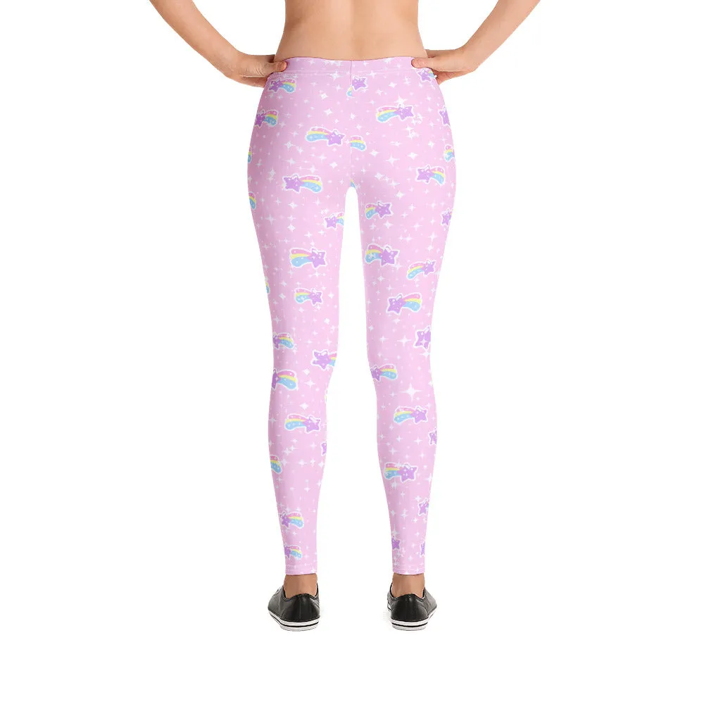 Bubblegum Bunny Shooting Stars Leggings