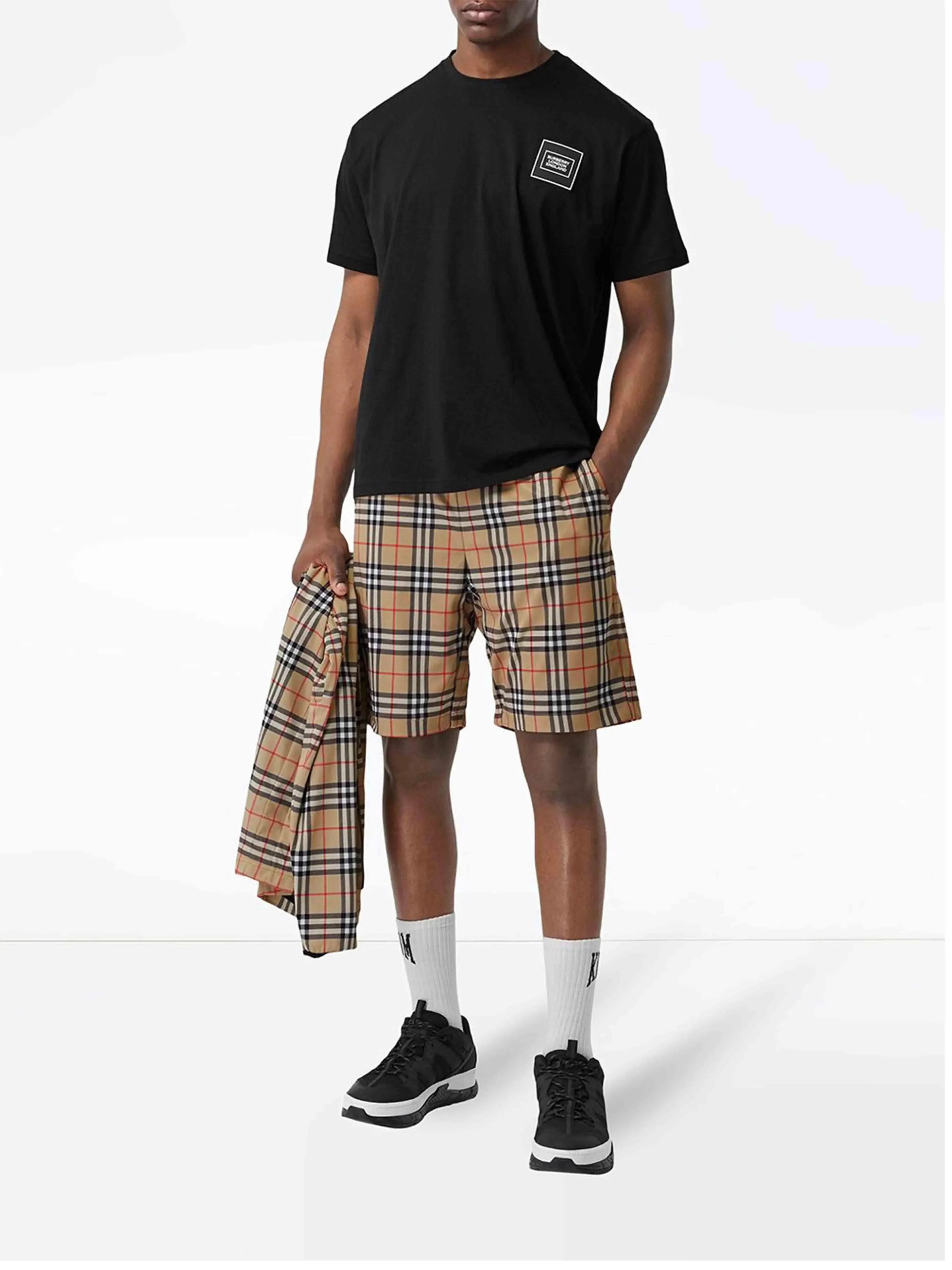 Burberry Check Print Shorts