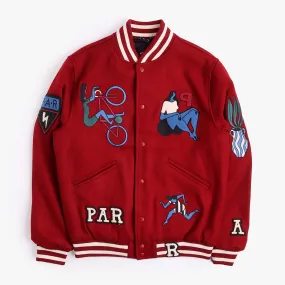 By Parra Run Sit & Bike Varsity Jacket