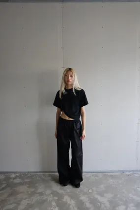 CHARCOAL COTTON PANTS