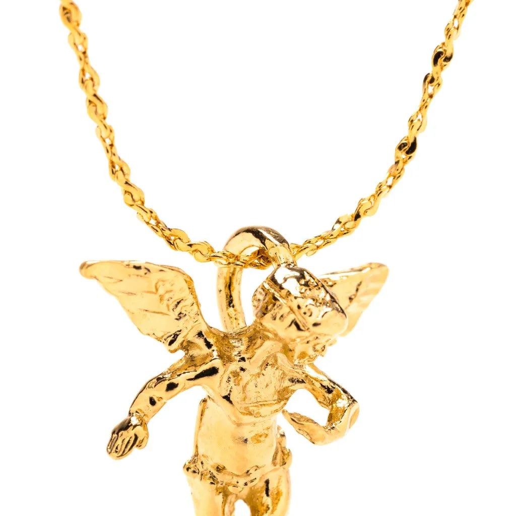 Cherub Angel Pendant Necklace