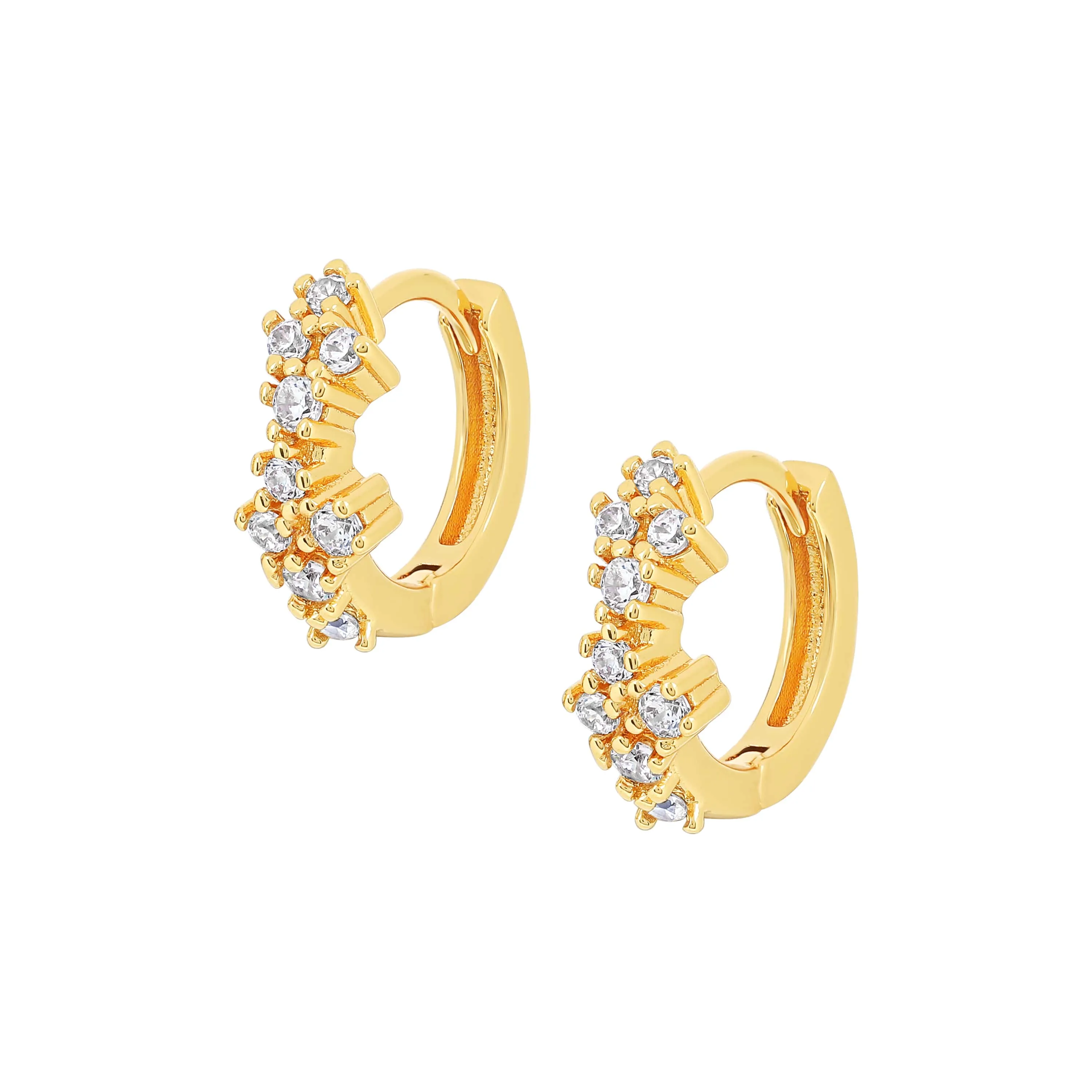 Chiara Crystal Hoops