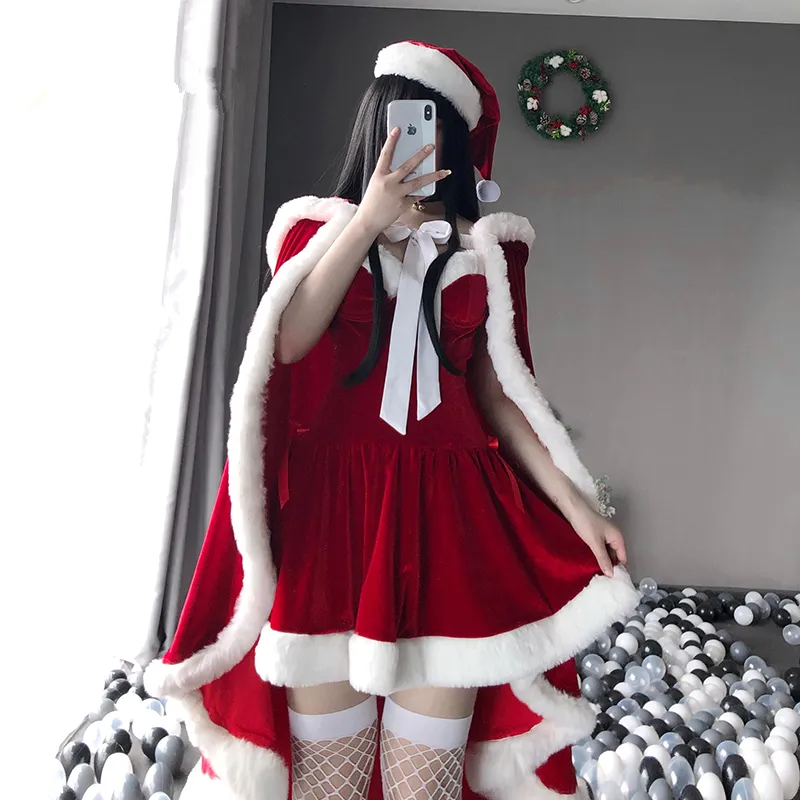 Christmas Cosplay Red Cloak AD12555