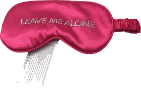 Claire's Pink Leave Me Alone Eye Mask One Size