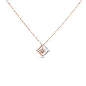 Clara by Martin Binder Brown Diamond Open Frame Necklace (0.77 ct. tw.)