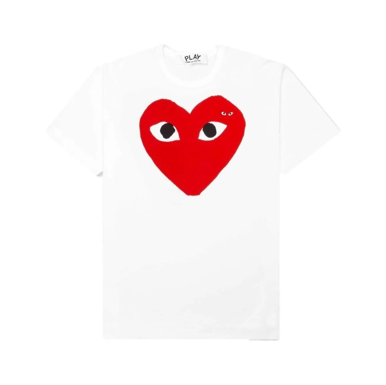 COMME DES GARCONS RED EMBLEM HEART T-SHIRT