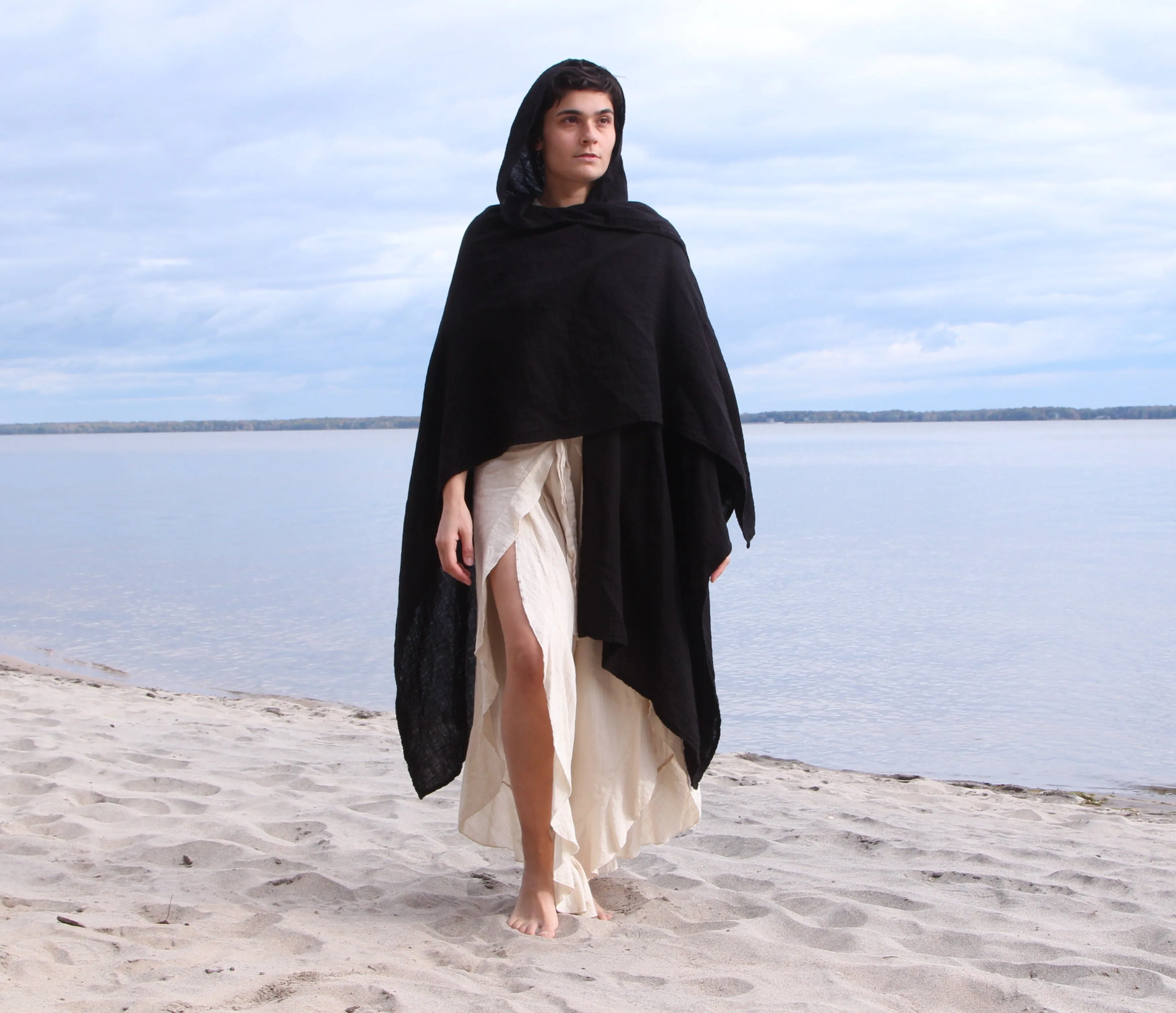 Cotton Cloak Poncho