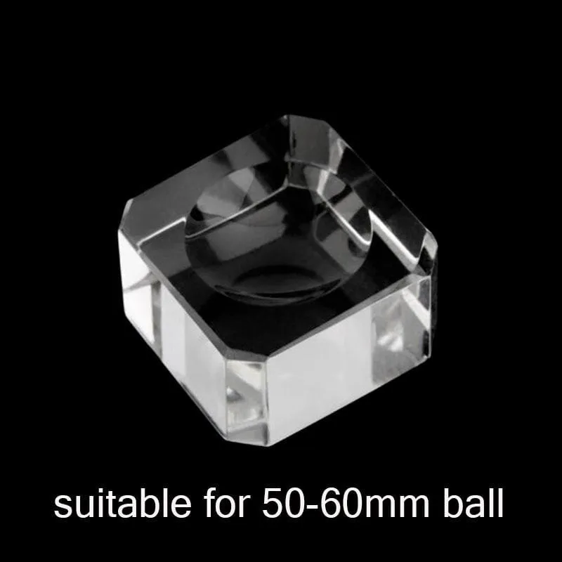 Crystal Ball Stand Display Holder Ball Base For Soccer Volley Ball Basketball Football Rugby  Glass Sphere Stand