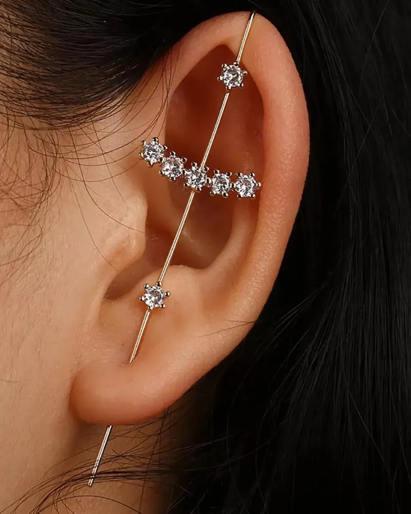 Crystal Bliss Ear Hook / Ear Cuff