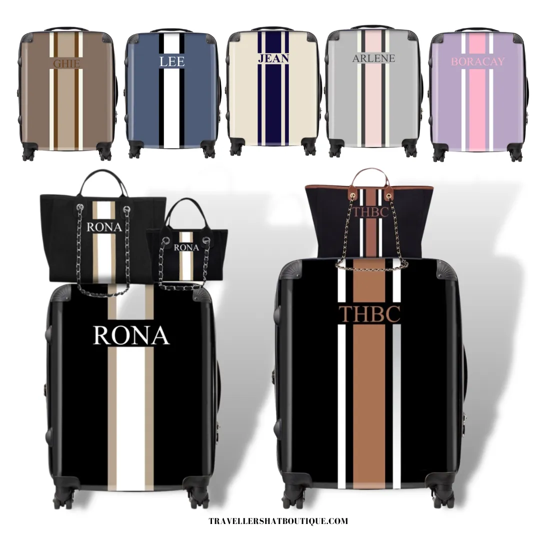 Custom Monogram Luggage