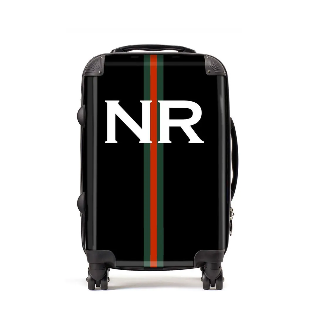 Custom Monogram Luggage