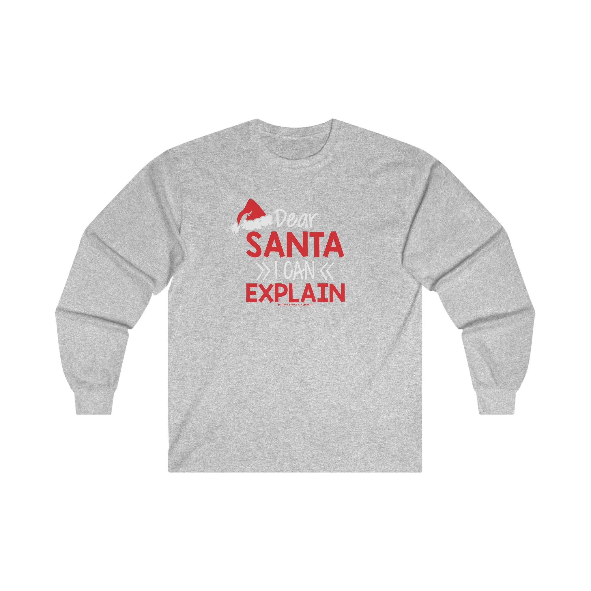 Dear Santa I Can Explain Long Sleeve Tee