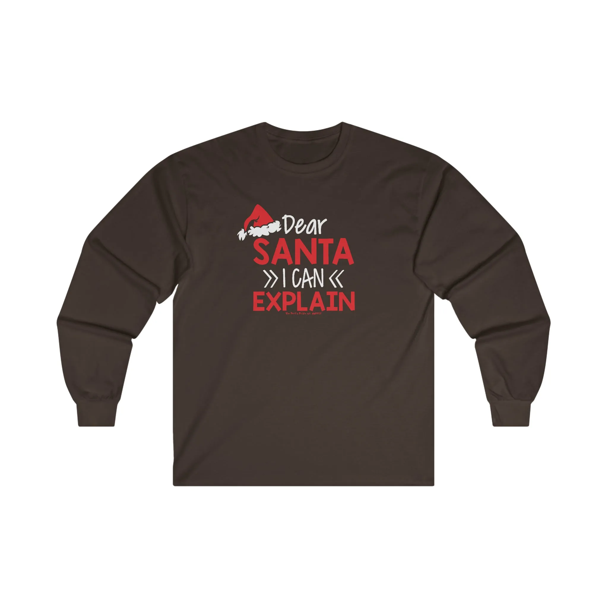 Dear Santa I Can Explain Long Sleeve Tee