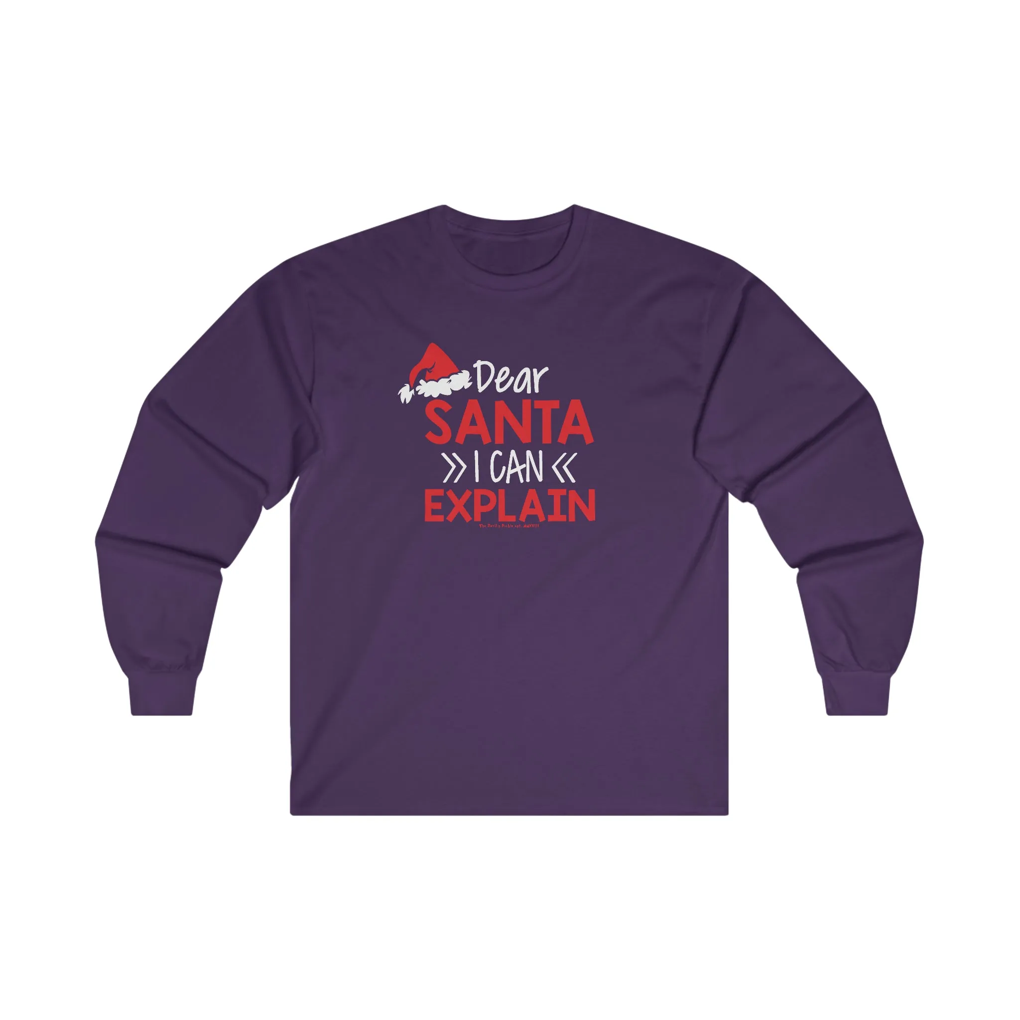 Dear Santa I Can Explain Long Sleeve Tee