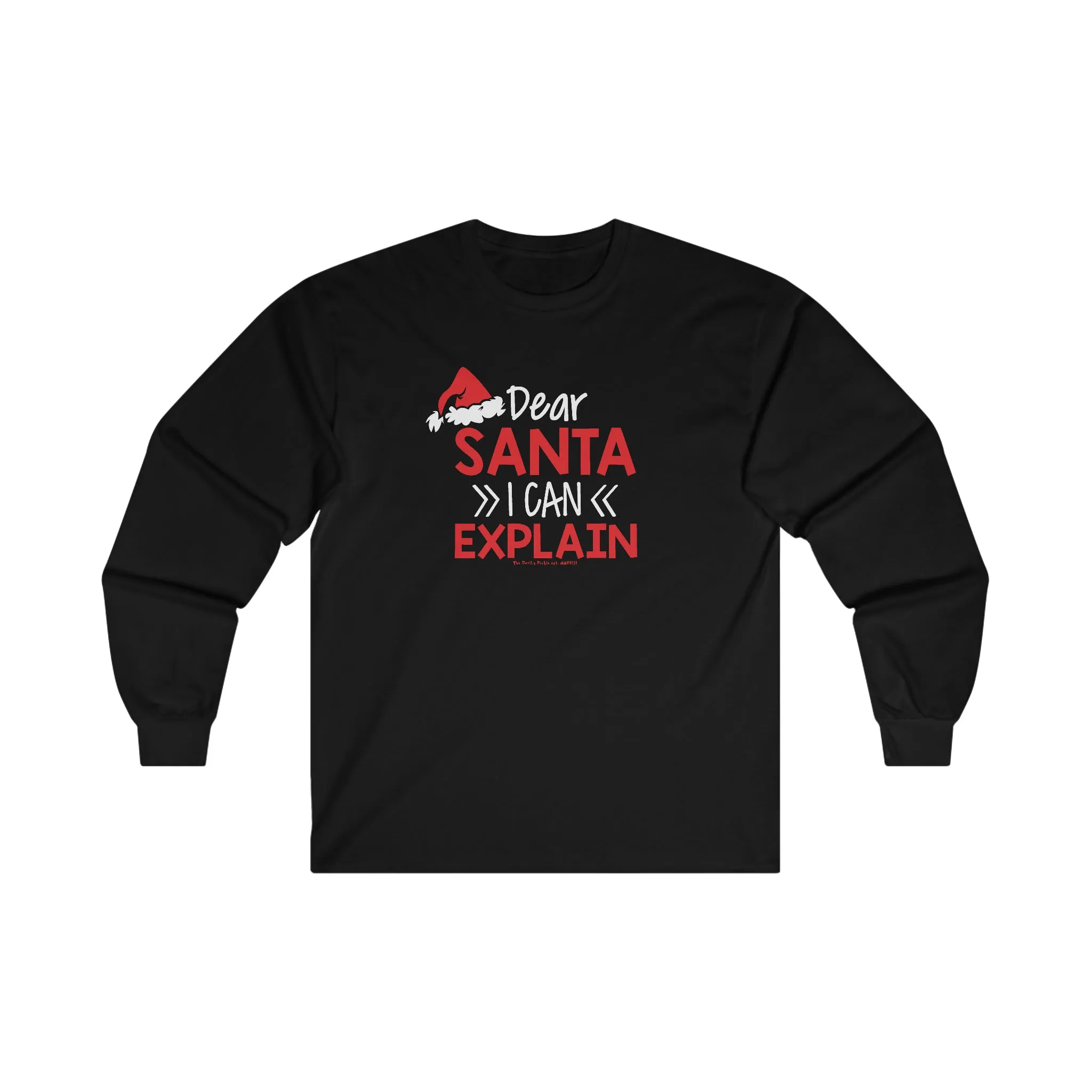 Dear Santa I Can Explain Long Sleeve Tee