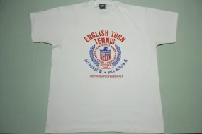 English Turn Tennis Jay Hurst Bill Heslin Vintage Screen Stars 80's 90's T-Shirt