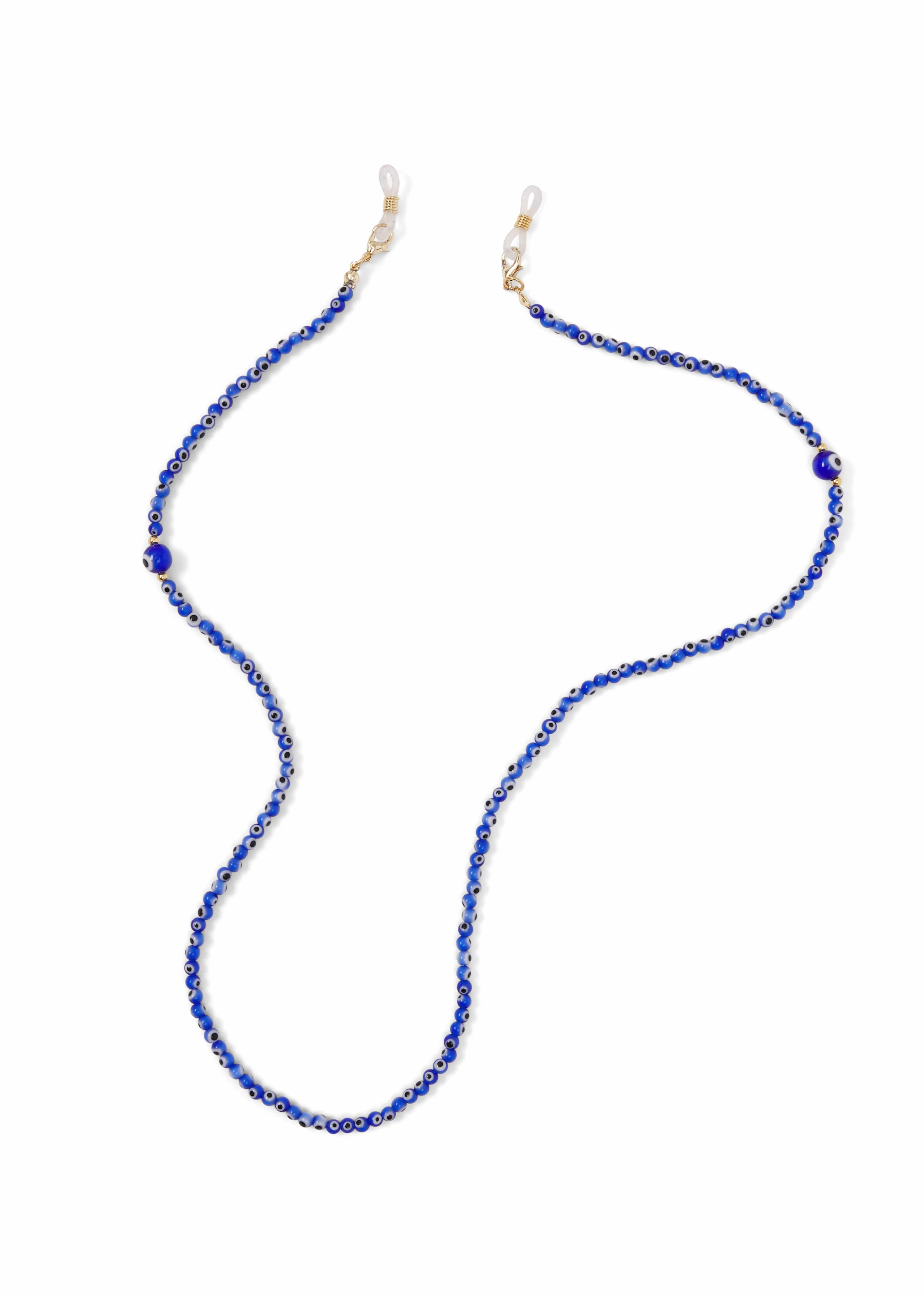 Evil Eye Chain in Dark Blue