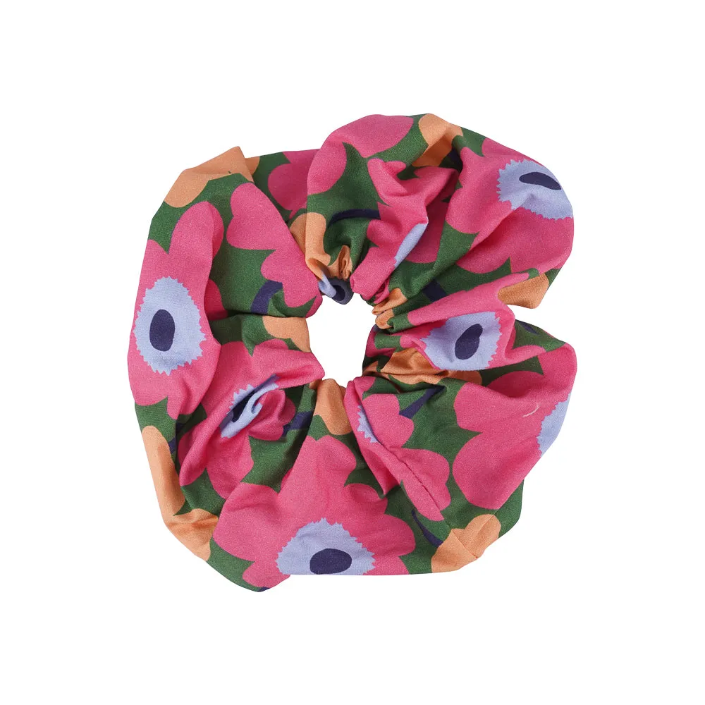 FLORAL COTTON SCRUNCHIES