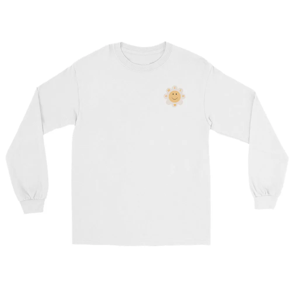 Flower Smile Long Sleeve Shirt