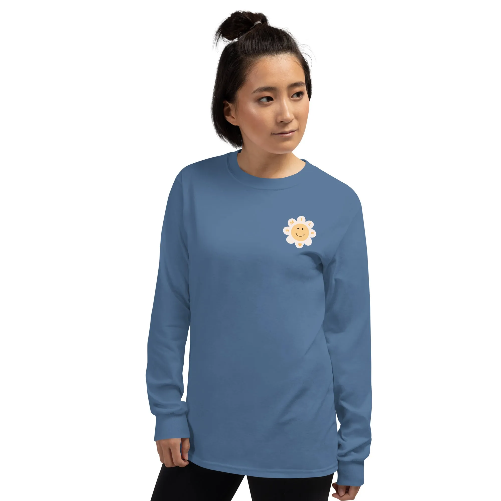 Flower Smile Long Sleeve Shirt