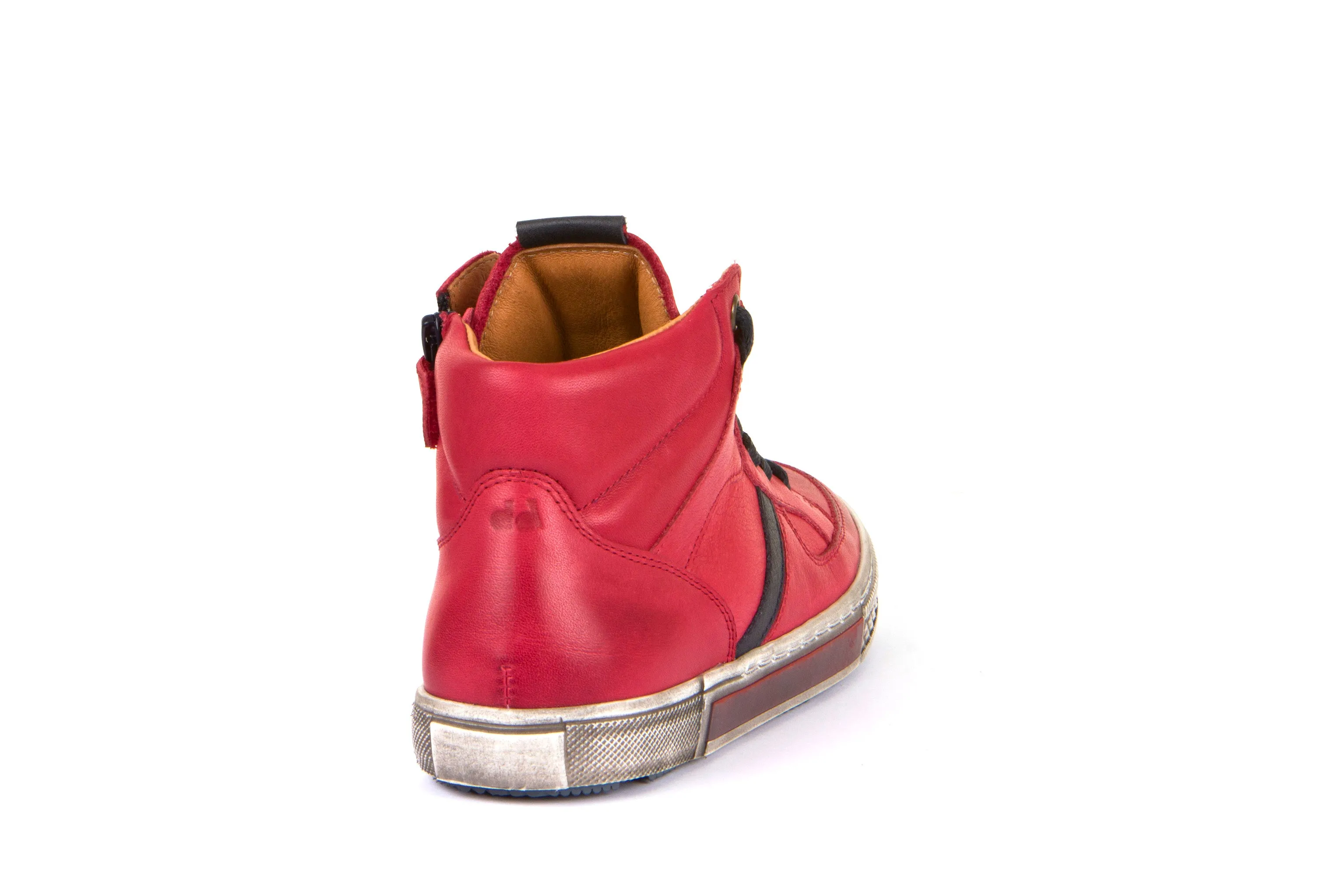 Froddo leather sneaker - red