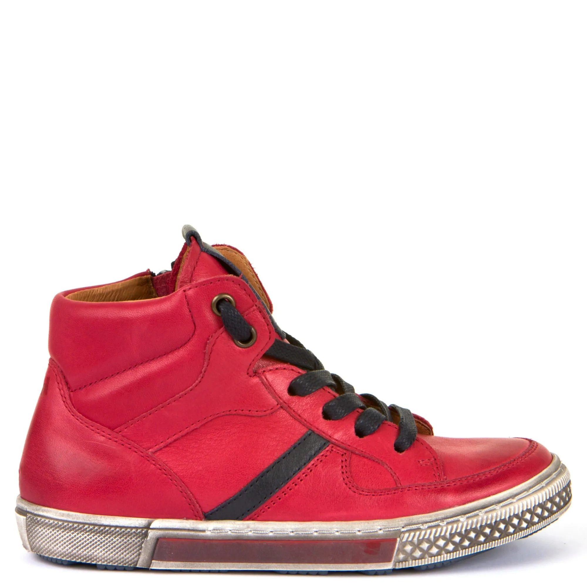 Froddo leather sneaker - red