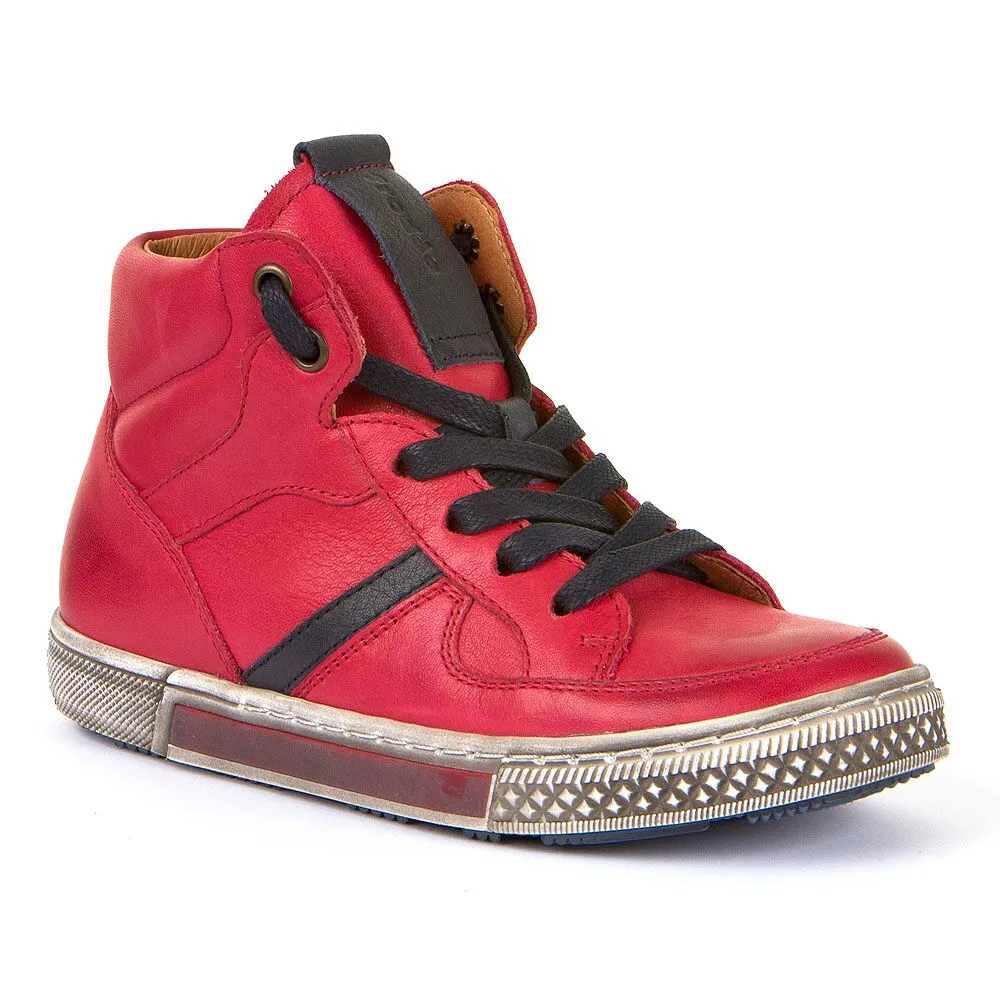 Froddo leather sneaker - red