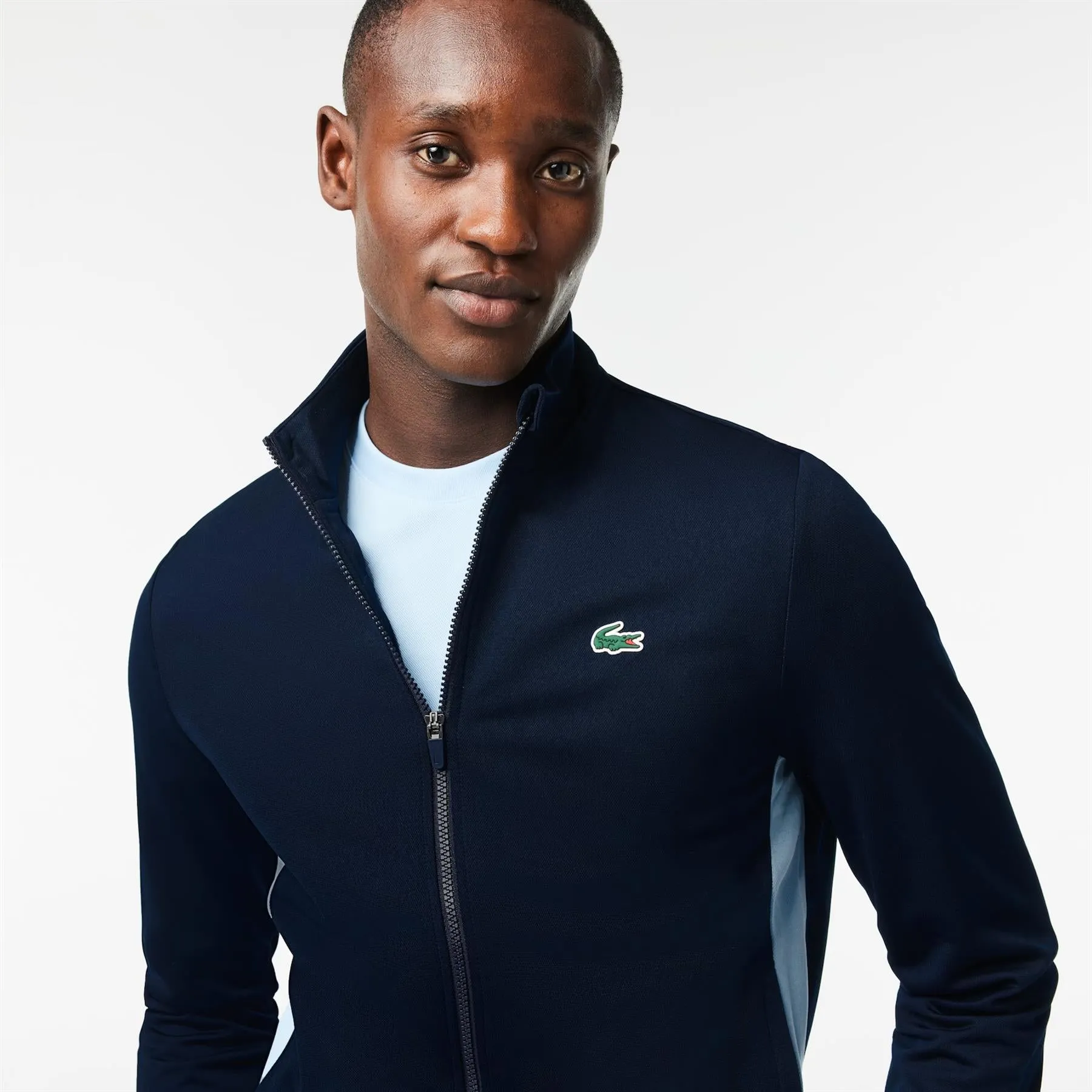 Full Zip Ripstop Classic Fit Recycled Polyester Mid Layer Navy - AW23