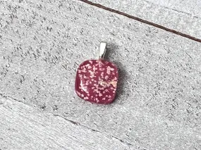 Fused Glass Mini Pendant~Watermelon