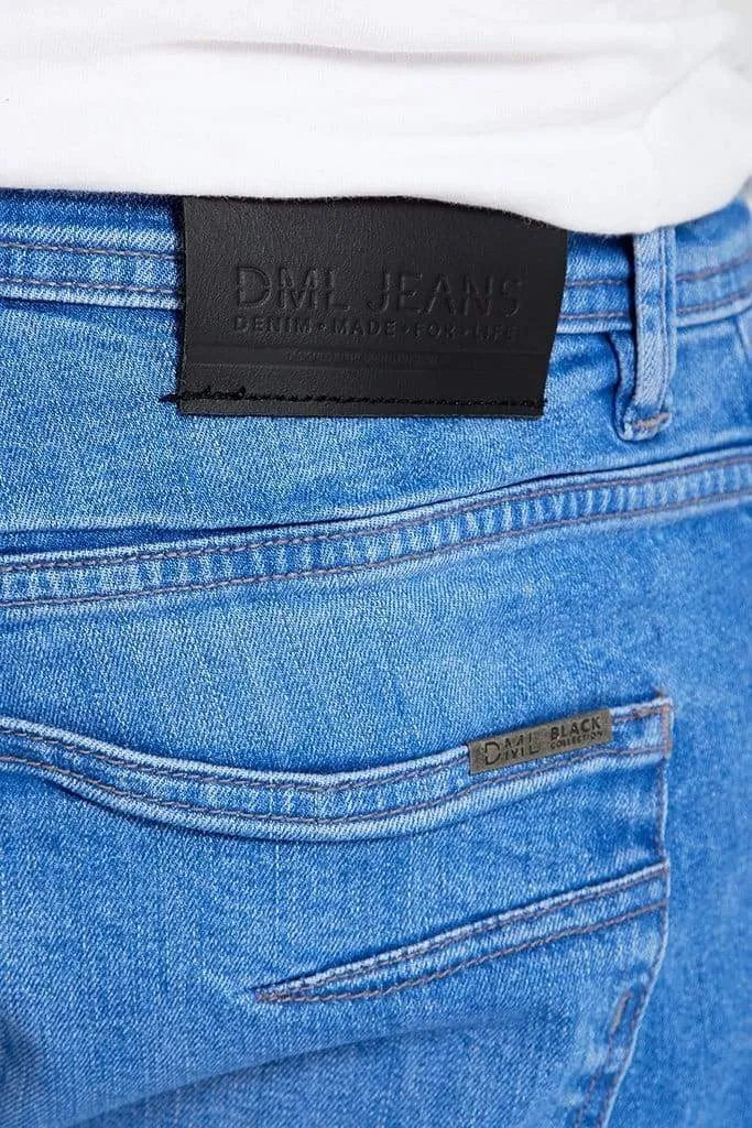 GAMMA Slim Fit Jeans In Intense Blue Wash