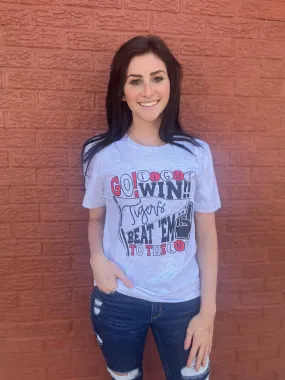 Go Fight Win Custom Mascot Tee