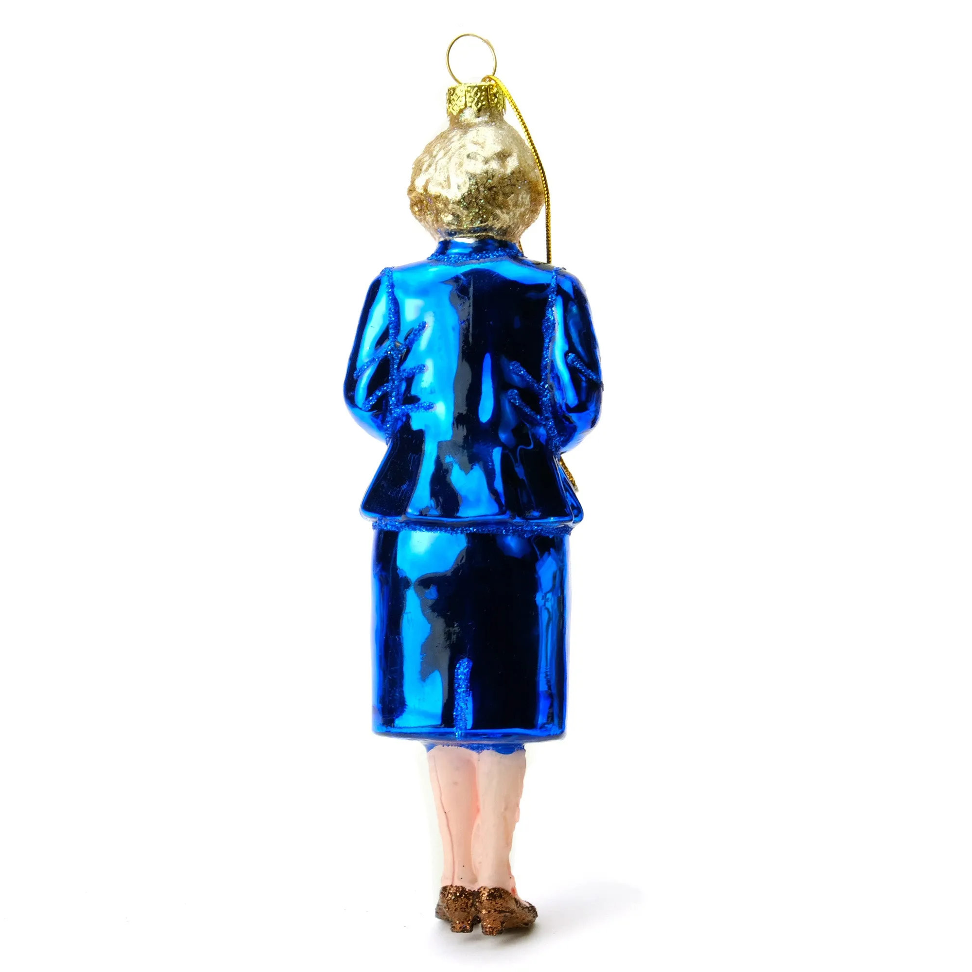 Golden Gal Rose Standing Ornament