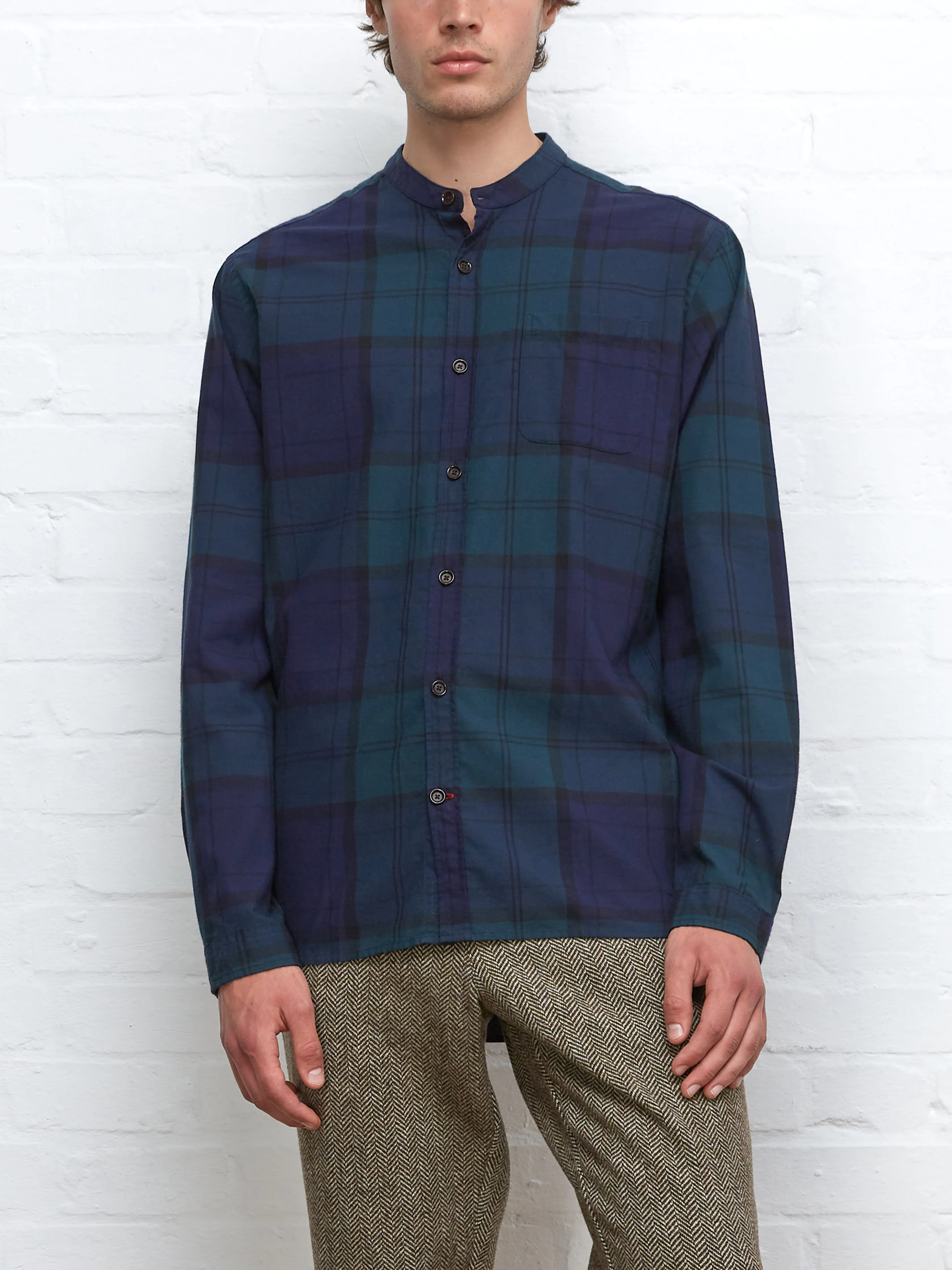 Grandad Shirt Purcell Blackwatch